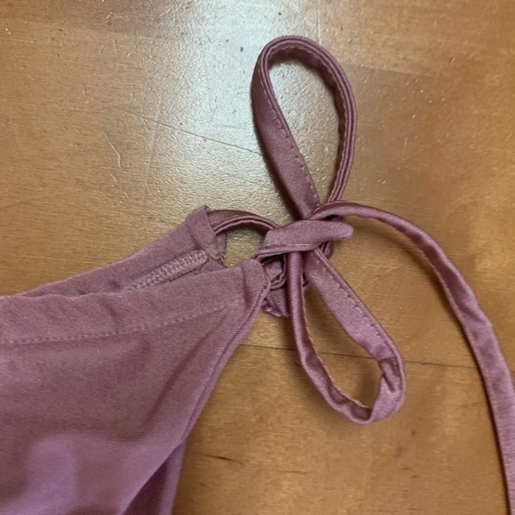 Nasty Gal Maybe high leg tie up bikini bottom Sz 4 - Picture 5 of 8